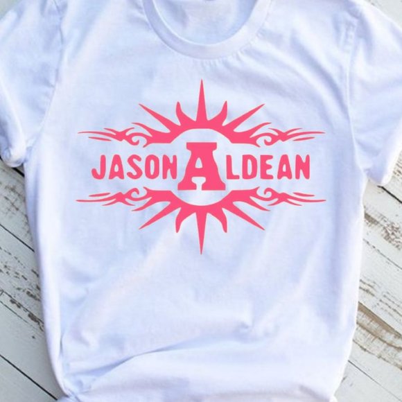 Jason Aldean Tee Graphic Short Sleeve T-Shirt - Picture 2 of 3
